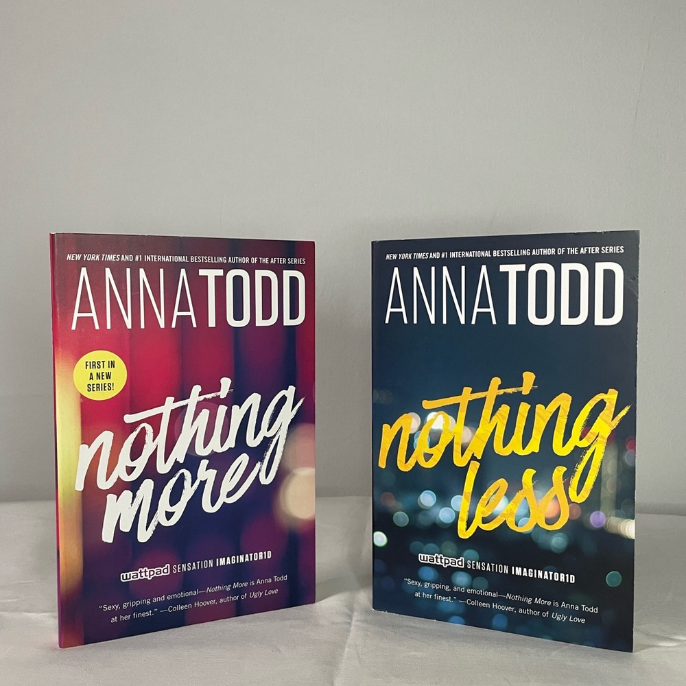 Anna Todd 'Nothing More' and 'Nothing Less' Book Set